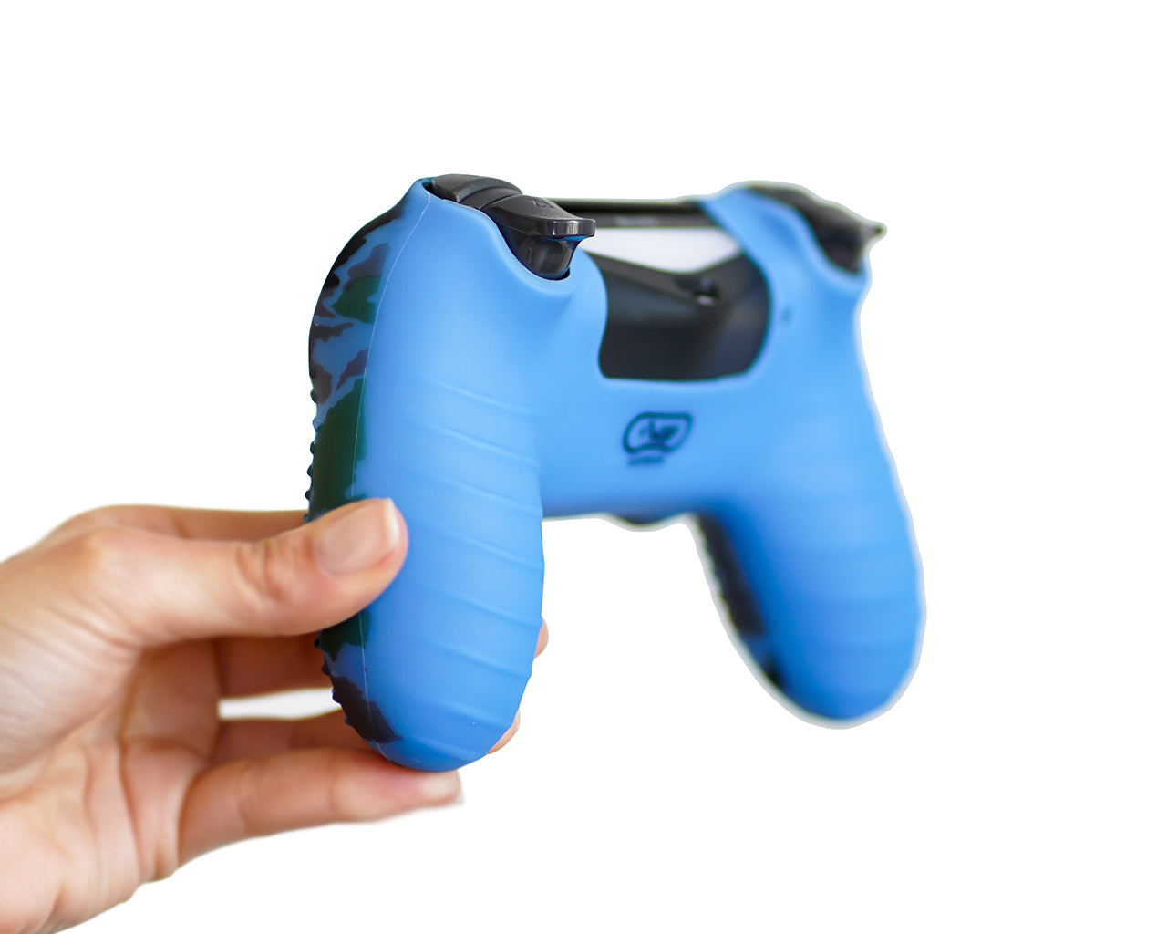 marine blue camo ps4 controller cover case skin grip