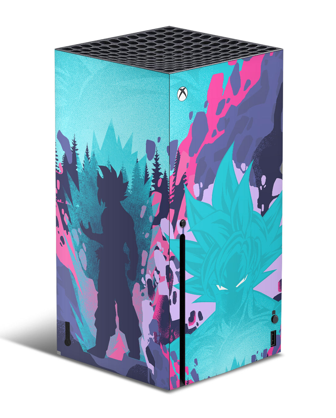 ultra instinct dbz xbox series x console skin sticker