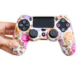 flowers floral ps4 silicone controller grips case cover skin