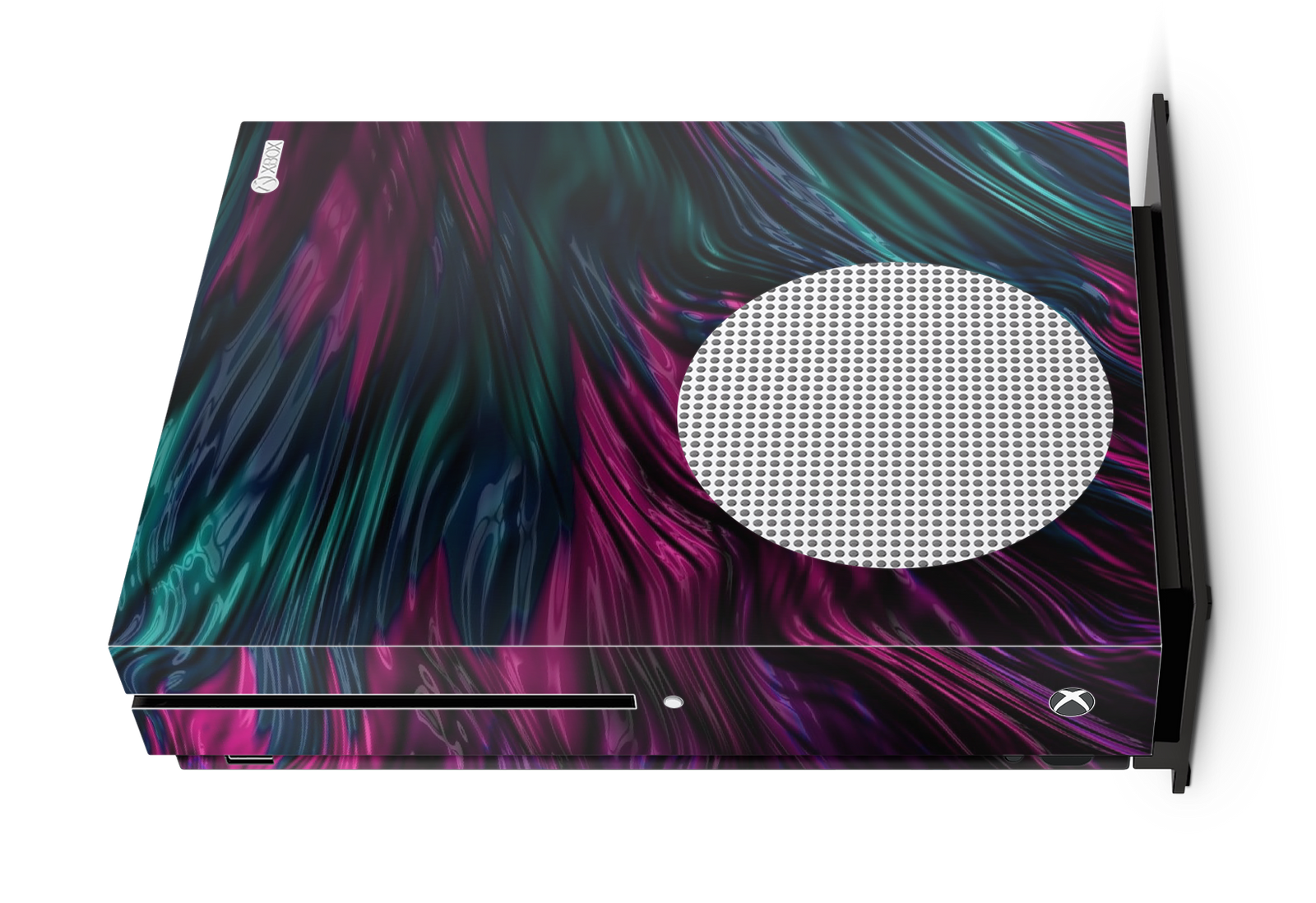 abstract art purple xbox one s console skin sticker vinyl wrap 3m