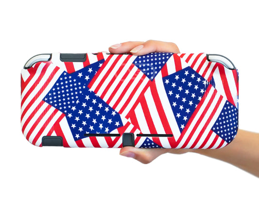 american flag usa nintendo switch lite case silicone cover