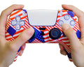 american flag usa ps5 controller cover grip