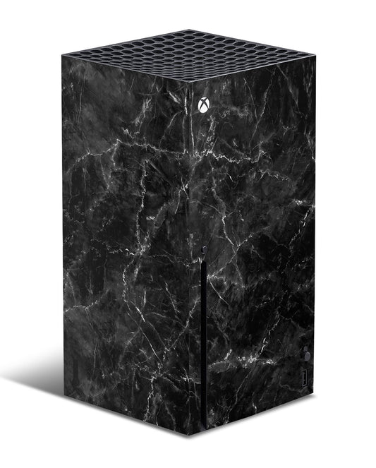 black marble console skin for xbox series x