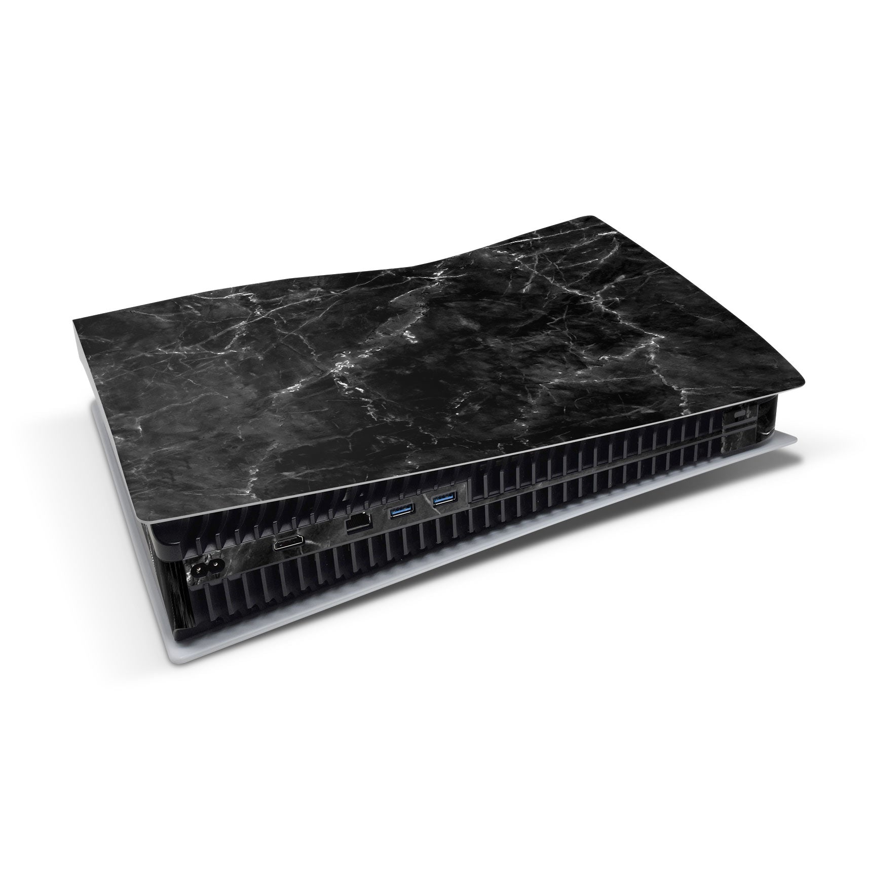 black marble ps5 console skin wrap cover