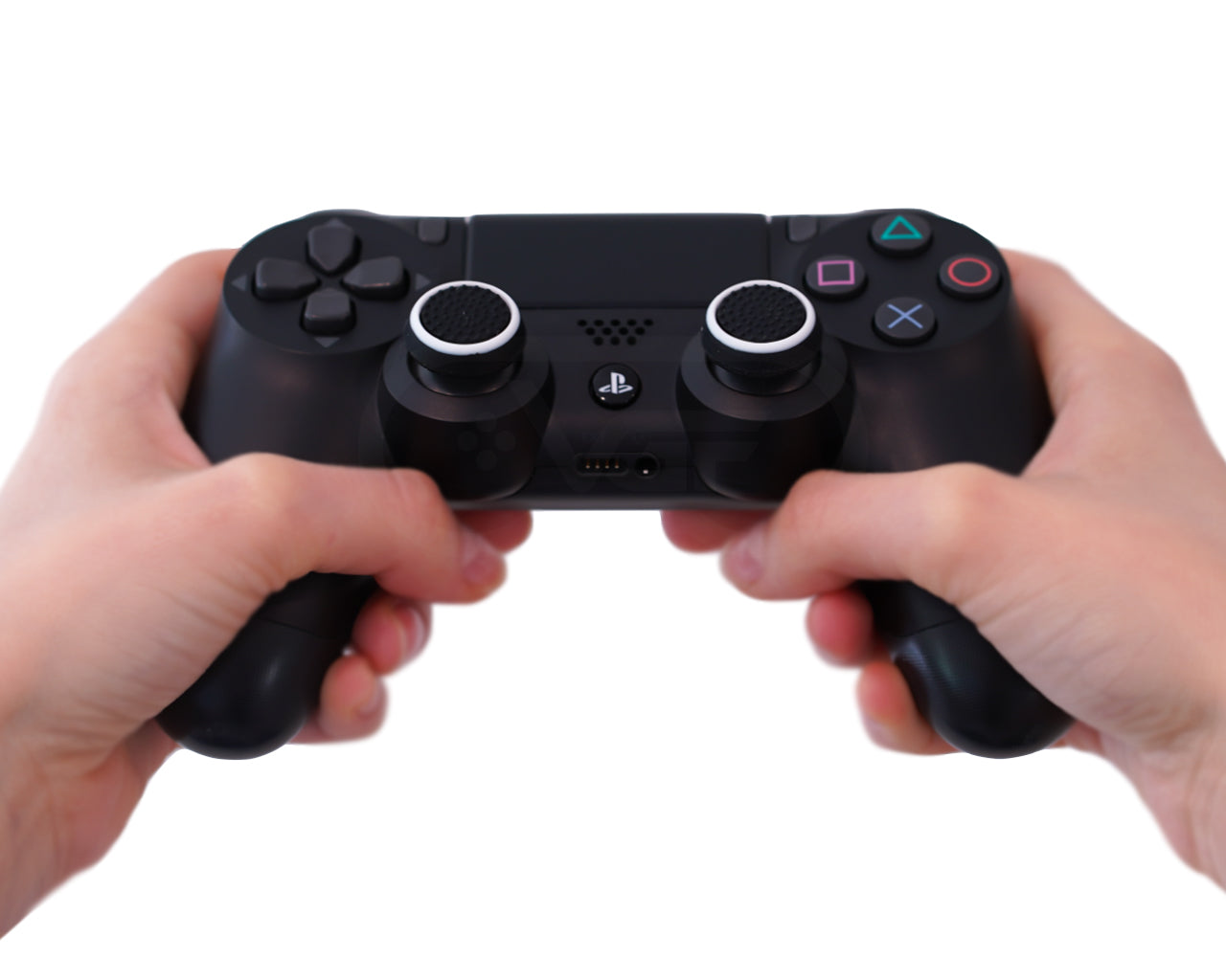 ps4 thumbsticks black white grips