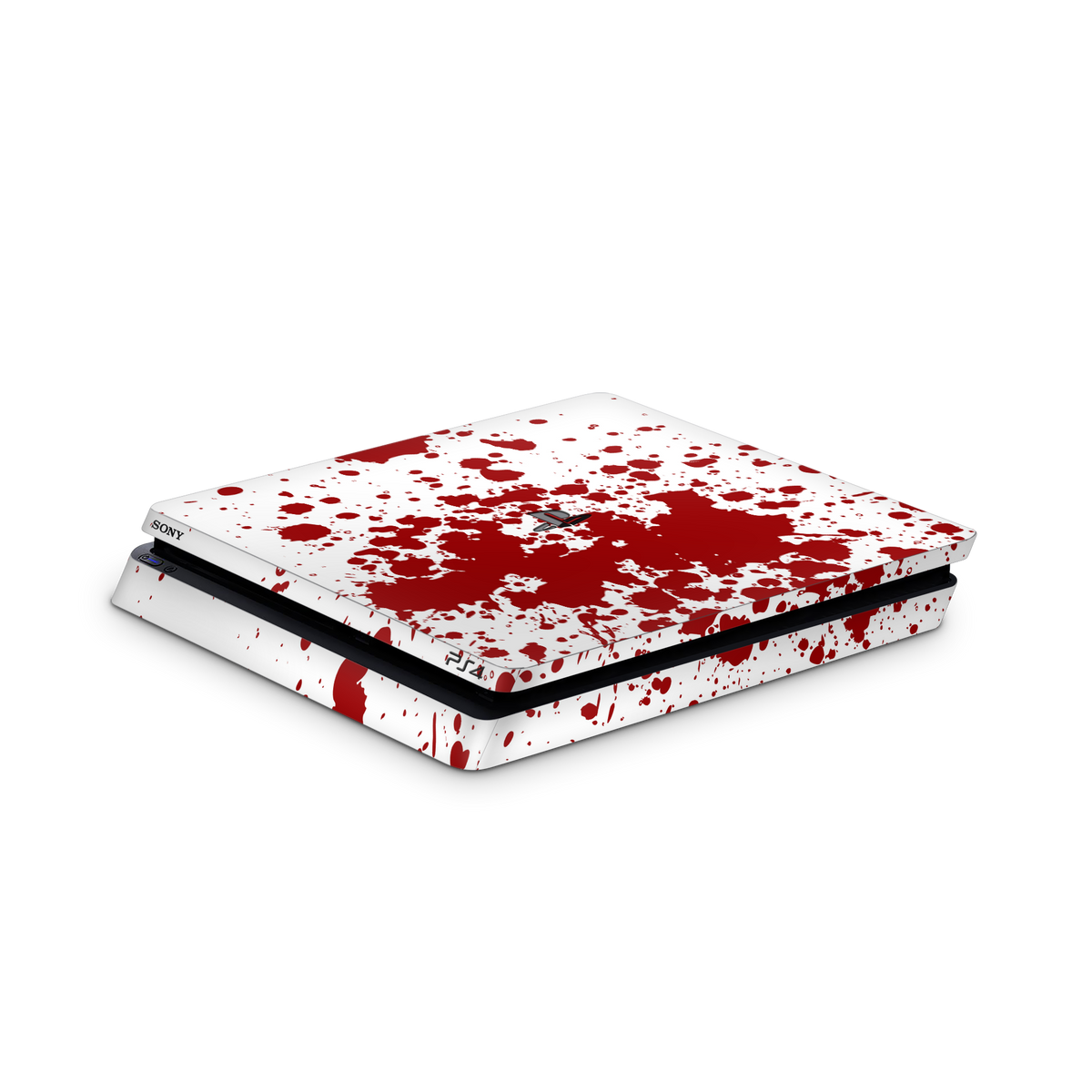 blood-splatter-ps4-slim-console-skin-sticker-wrap