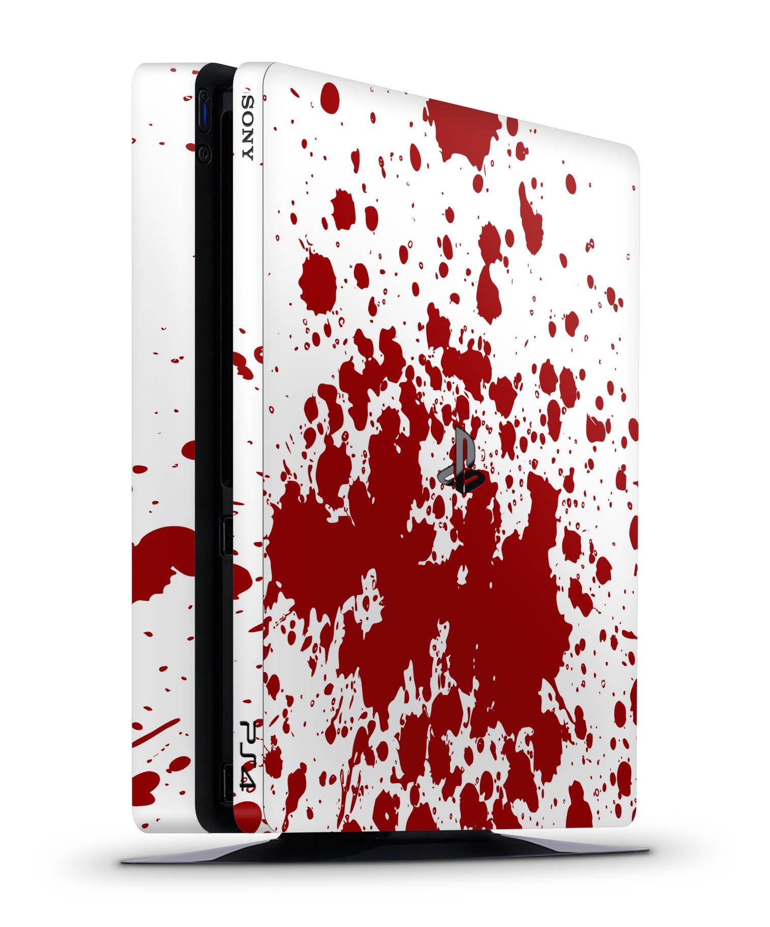 blood-splatter-ps4-slim-console-skin-sticker-wrap