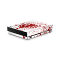 blood splatter xbox one x console skin sticker wrap