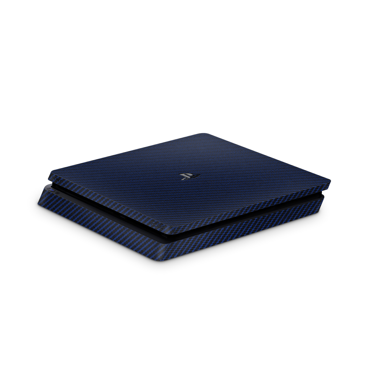 Blue Carbon Fiber - PS4 Slim Console Skin