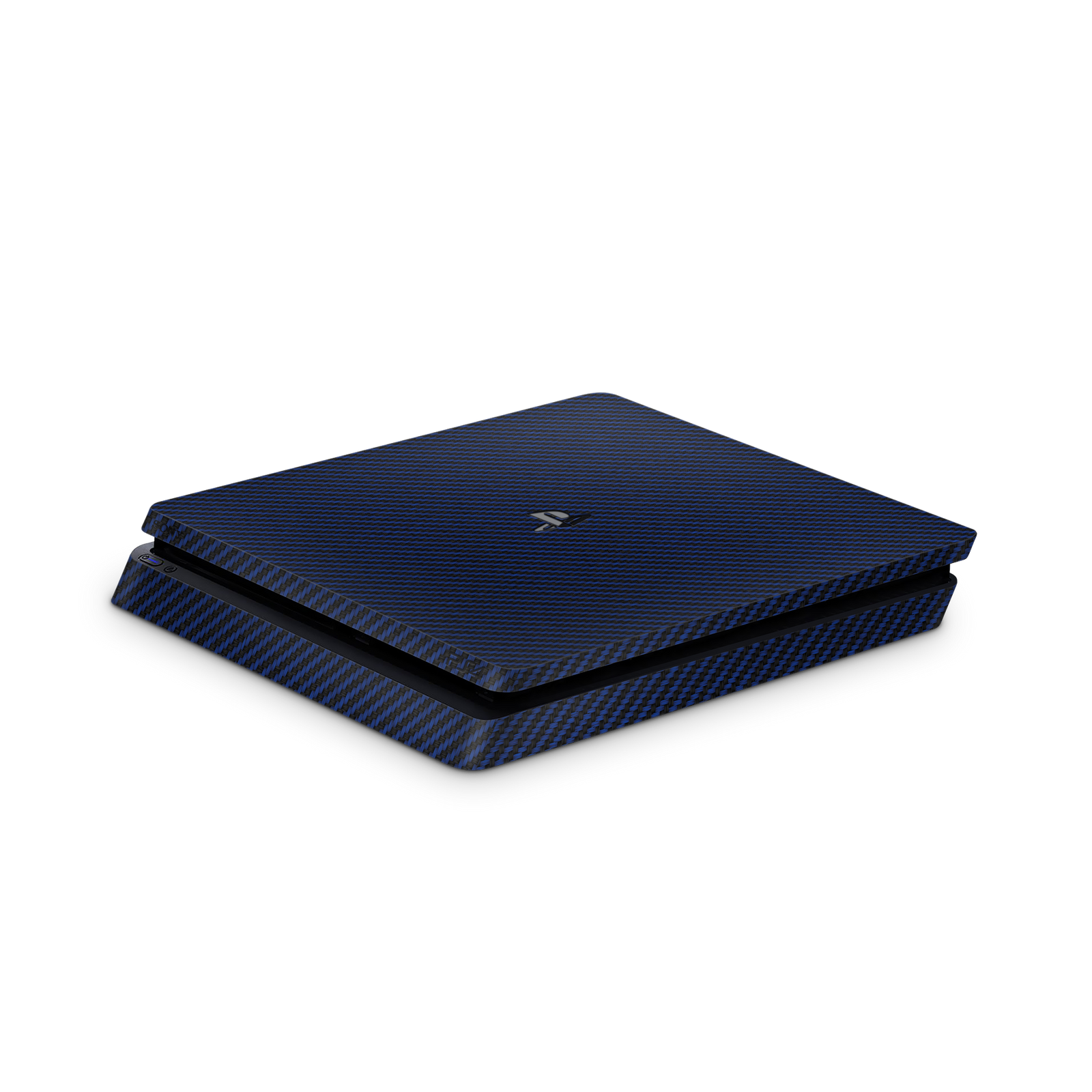 Blue Carbon Fiber - PS4 Slim Console Skin