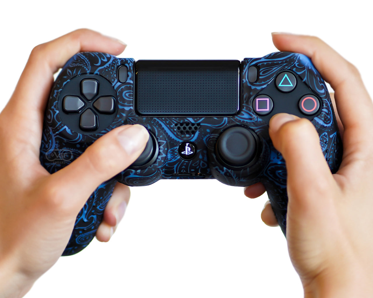 Blue Motif - PS4 Controller Skin