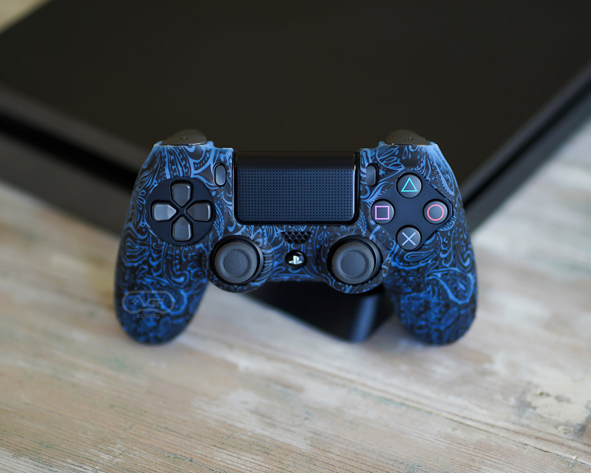Blue Motif - PS4 Controller Skin