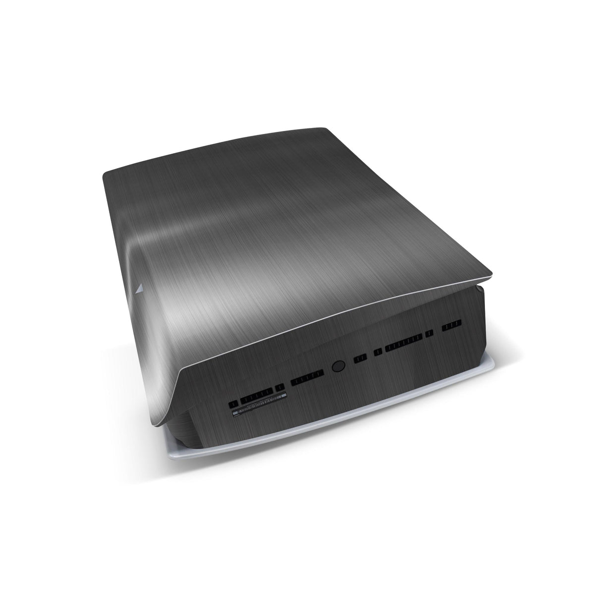 brushed metal ps5 console skin steel playstation5