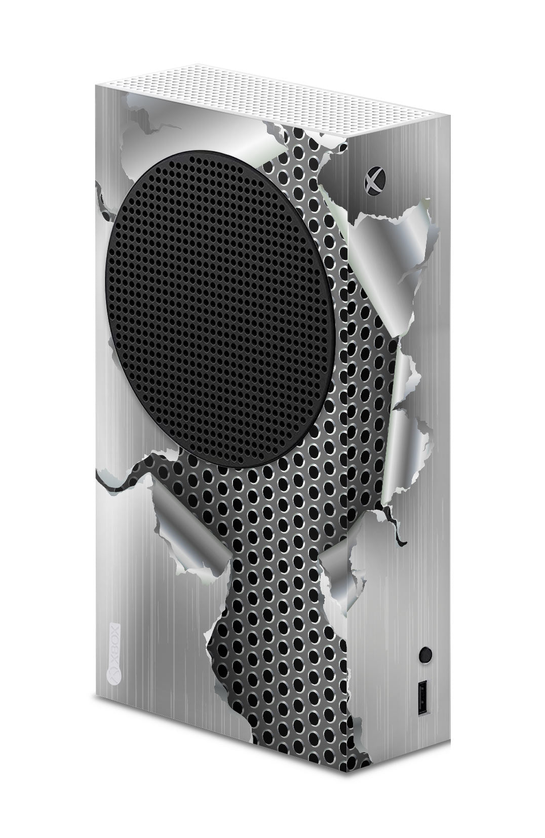 brushed-metallic-metal-xbox-series-s-console-skin