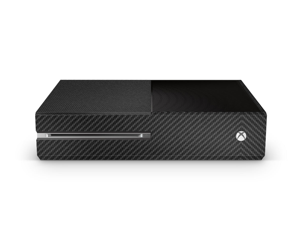 carbon-fiber-black-xbox-one-console-skin-sticker-wrap