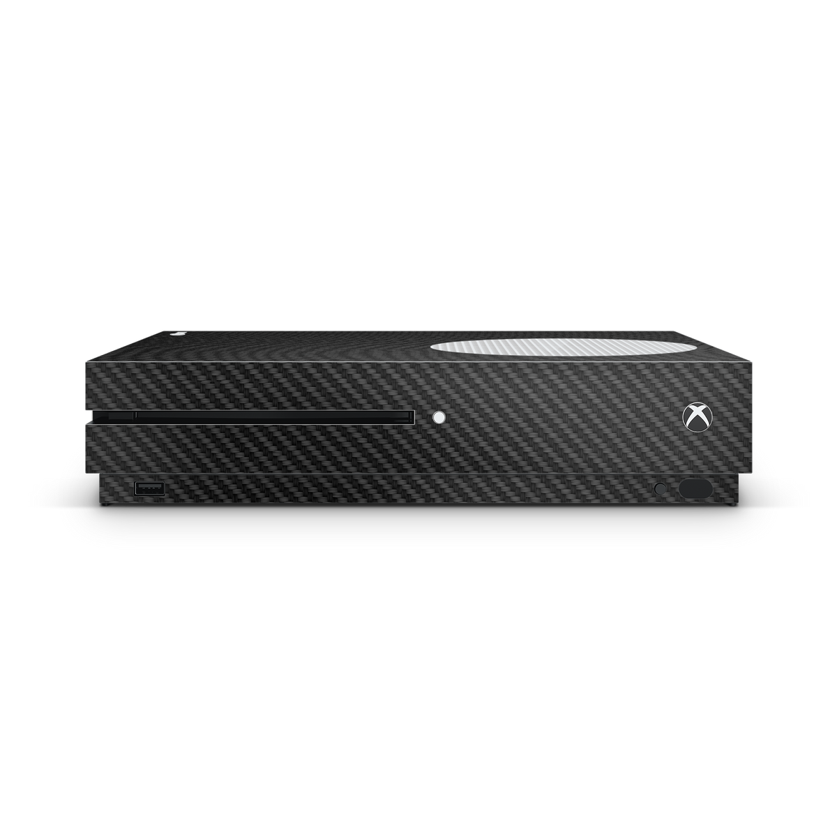 Black Carbon Fiber - Xbox One S Console Skin
