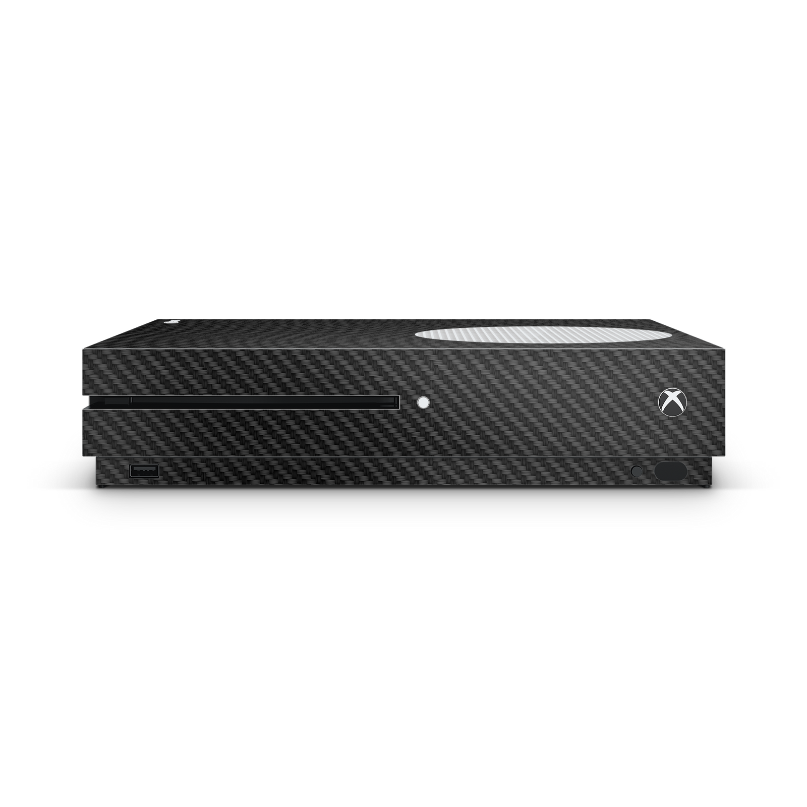 Black Carbon Fiber - Xbox One S Console Skin