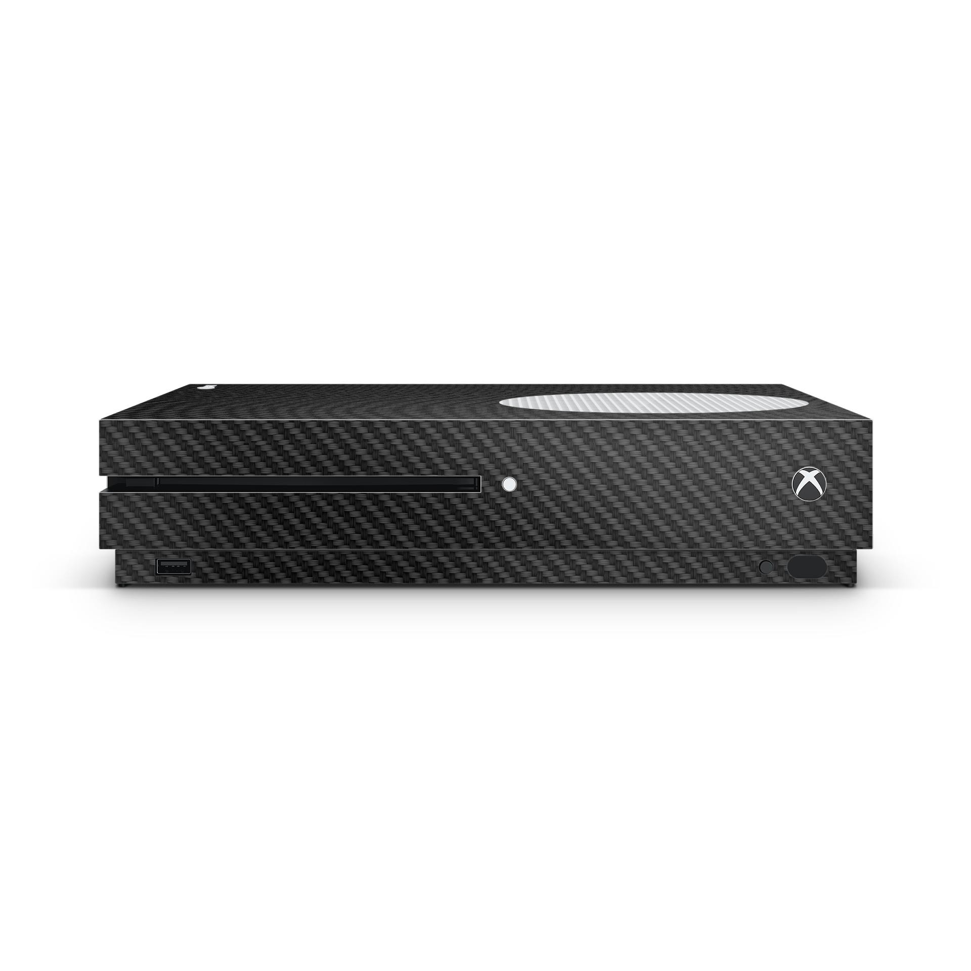 Black Carbon Fiber - Xbox One S Console Skin