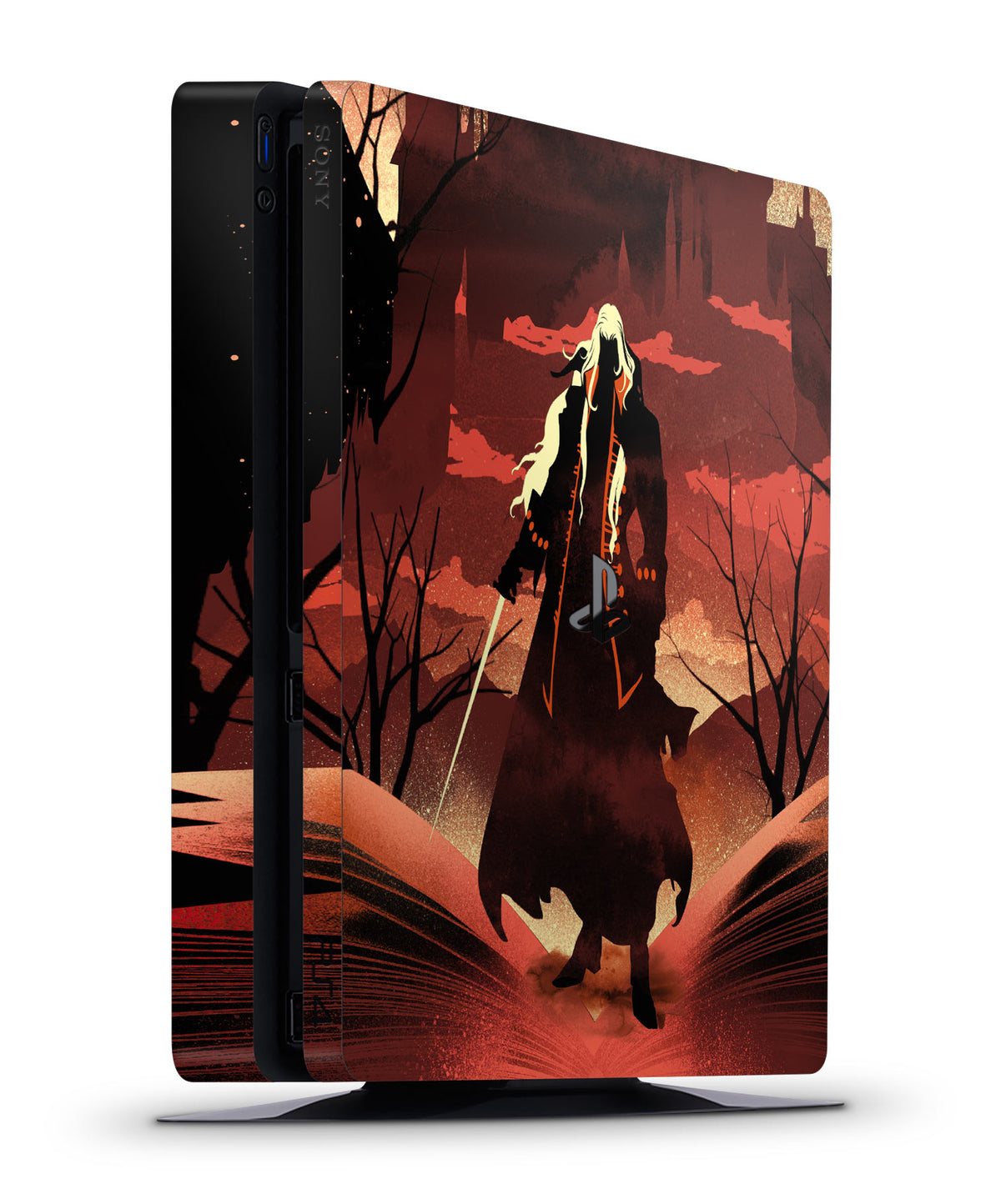 castlevania ps4 slim console skin sticker wrap