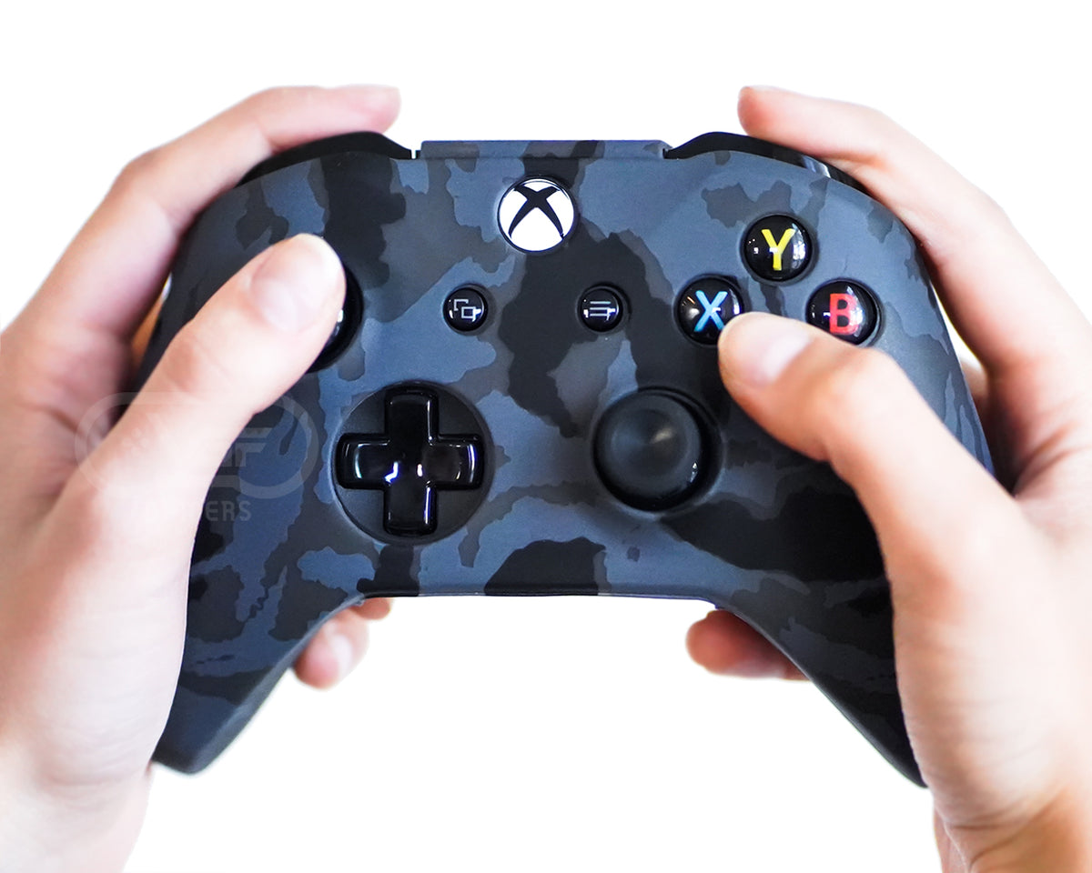 gray camo xbox one silicone controller cover case skin