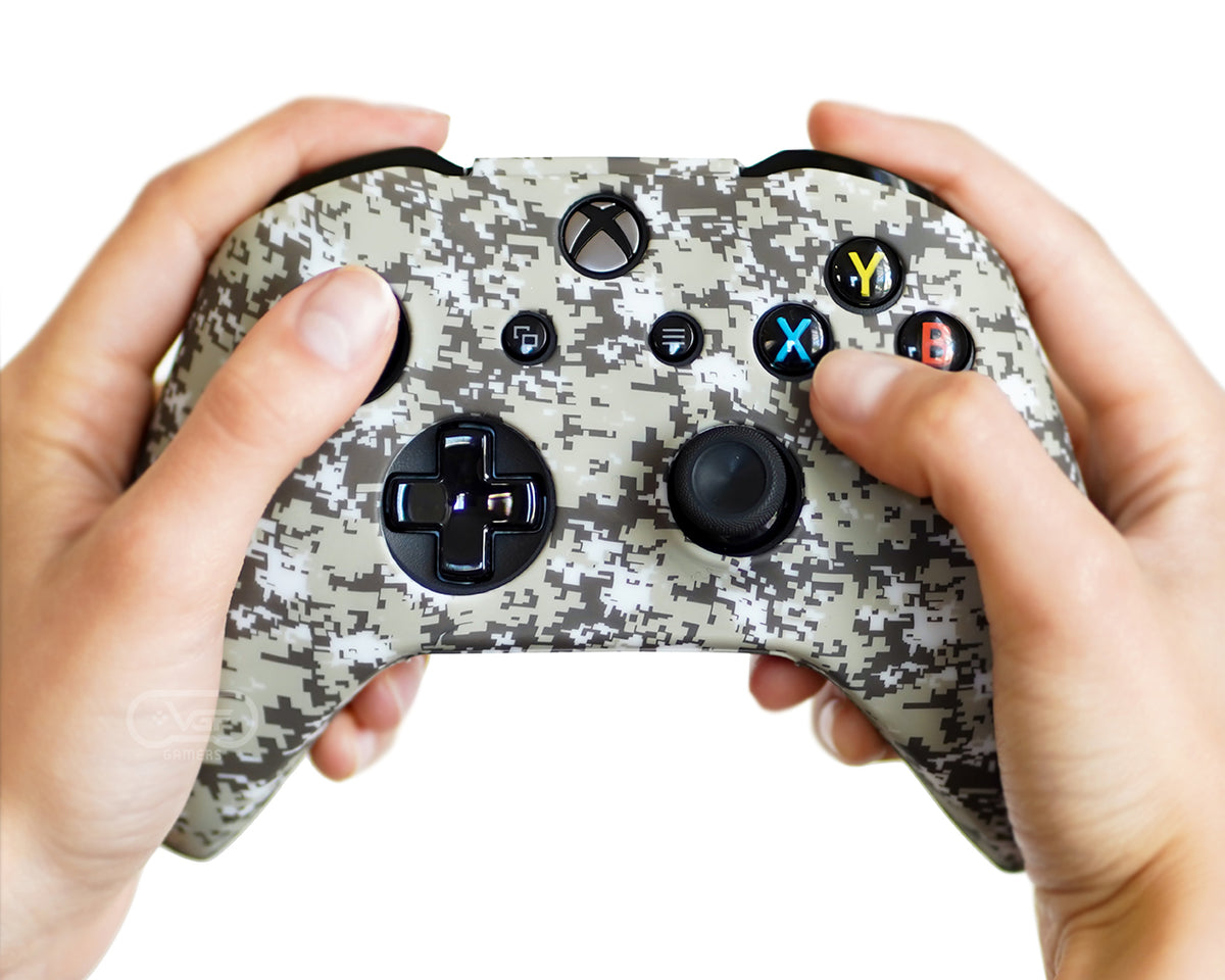 tactical digital camo xbox one controller cover silicone case skin
