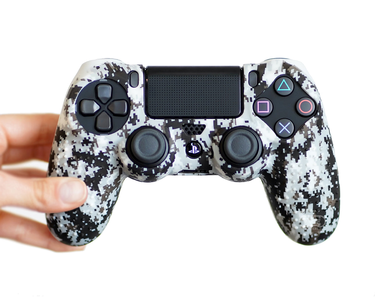 snow digital camo playstation4 silicone controller case cover