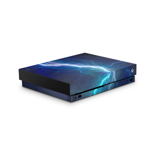 electric-lightning-xbox-one-x-console-skin-wrap