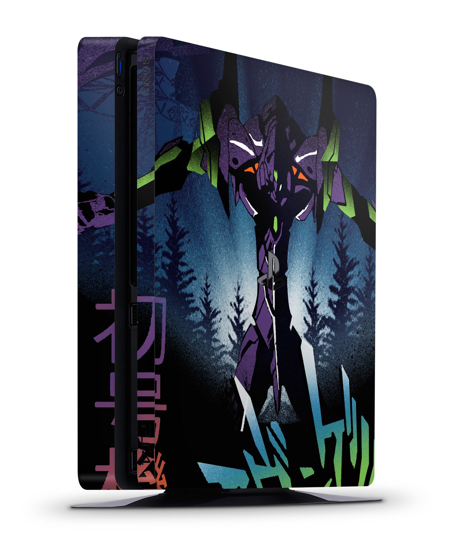 evangelion anime ps4 slim vinyl console skin