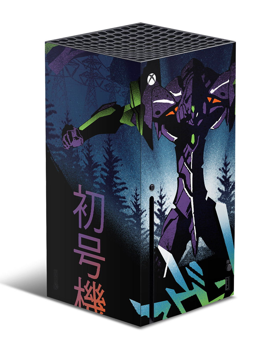 evangelion xbox series x vinyl skin sticker wrap