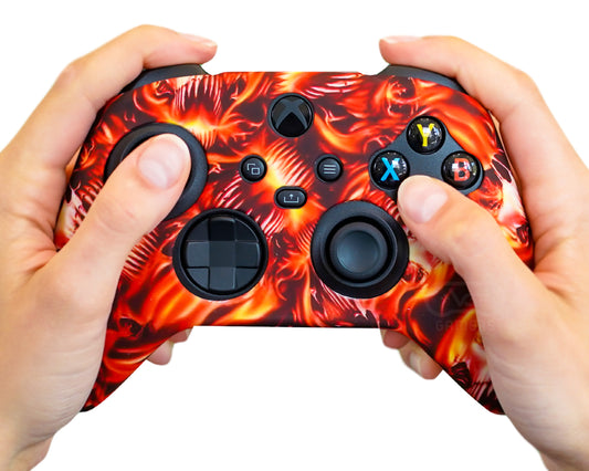 flames-skulls-xbox-series-x-s-controller-silicone-case-skin