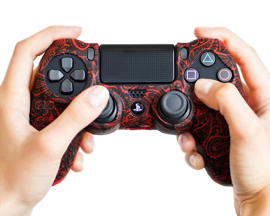 Red Motif - PS4 Controller Skin