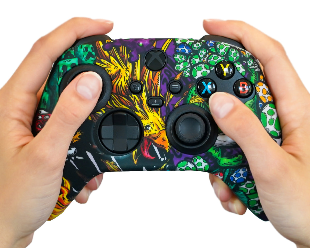 hydro dipped xbox series x s controller skin mashup