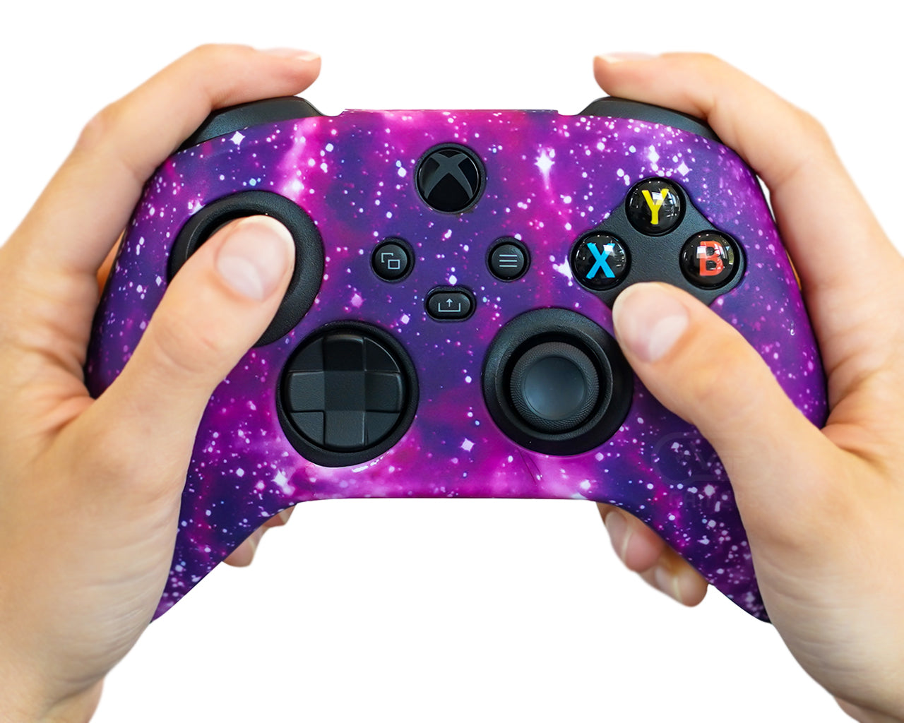 galaxy xbox series x controller skin case cover grip