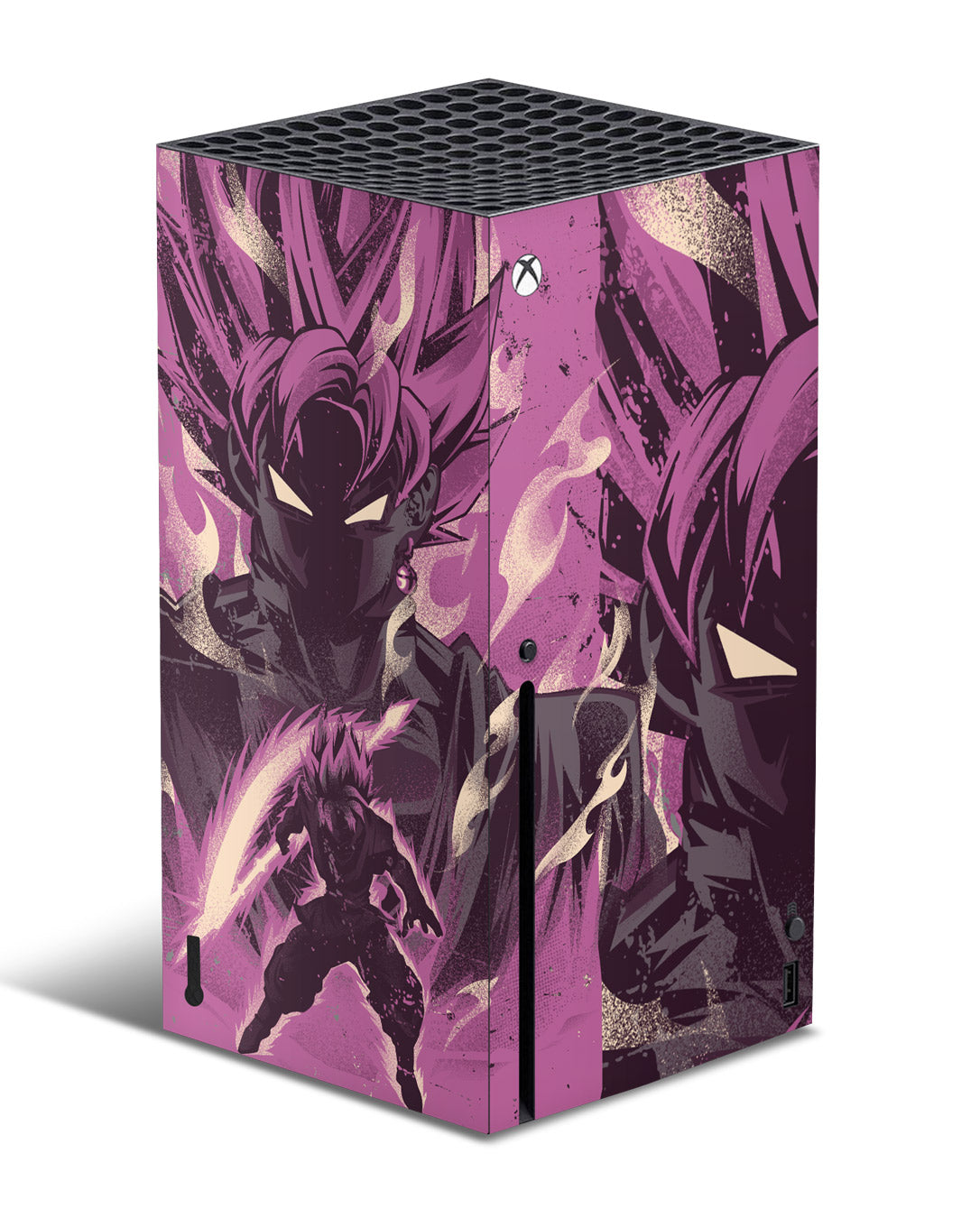 dbz goku xbox series x console skin vinyl wrap