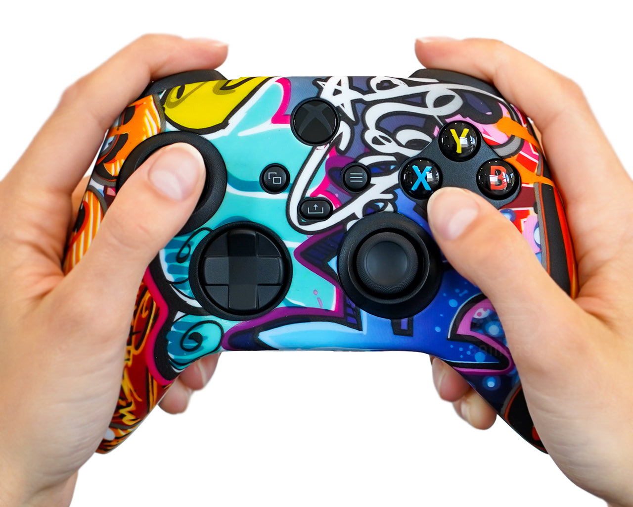 graffiti art xbox series x silicone controller skin