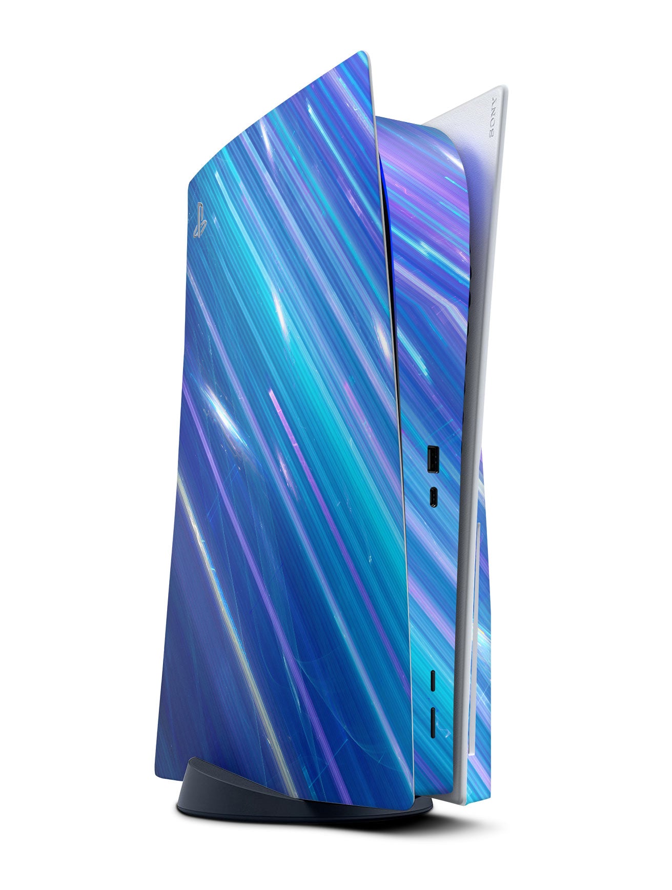 interstellar space galaxy ps5 vinyl console skin wrap sticker