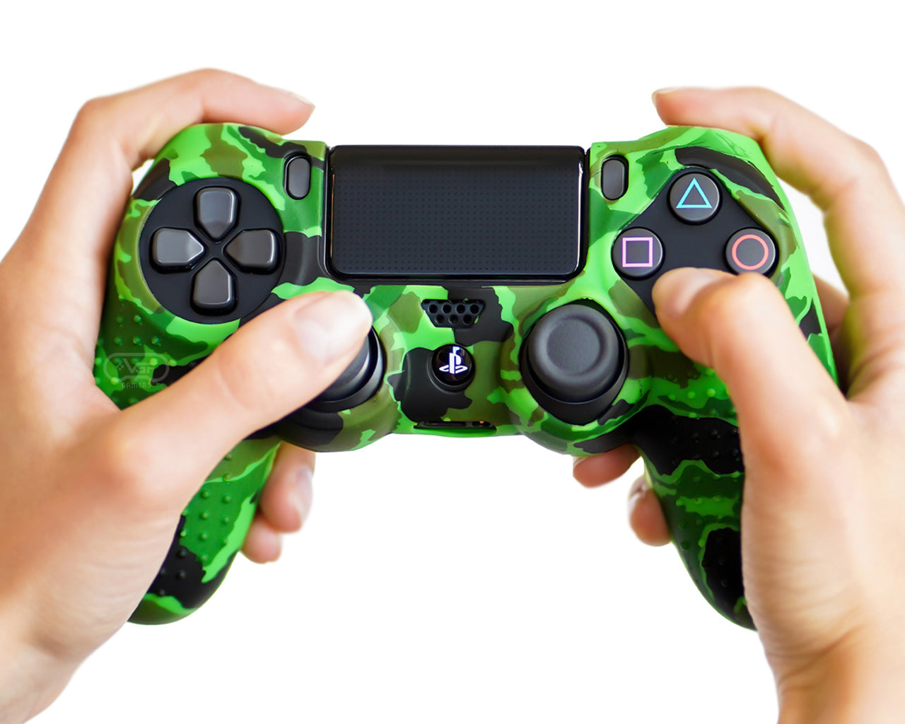 joker green camo ps4 silicone controller skin case cover