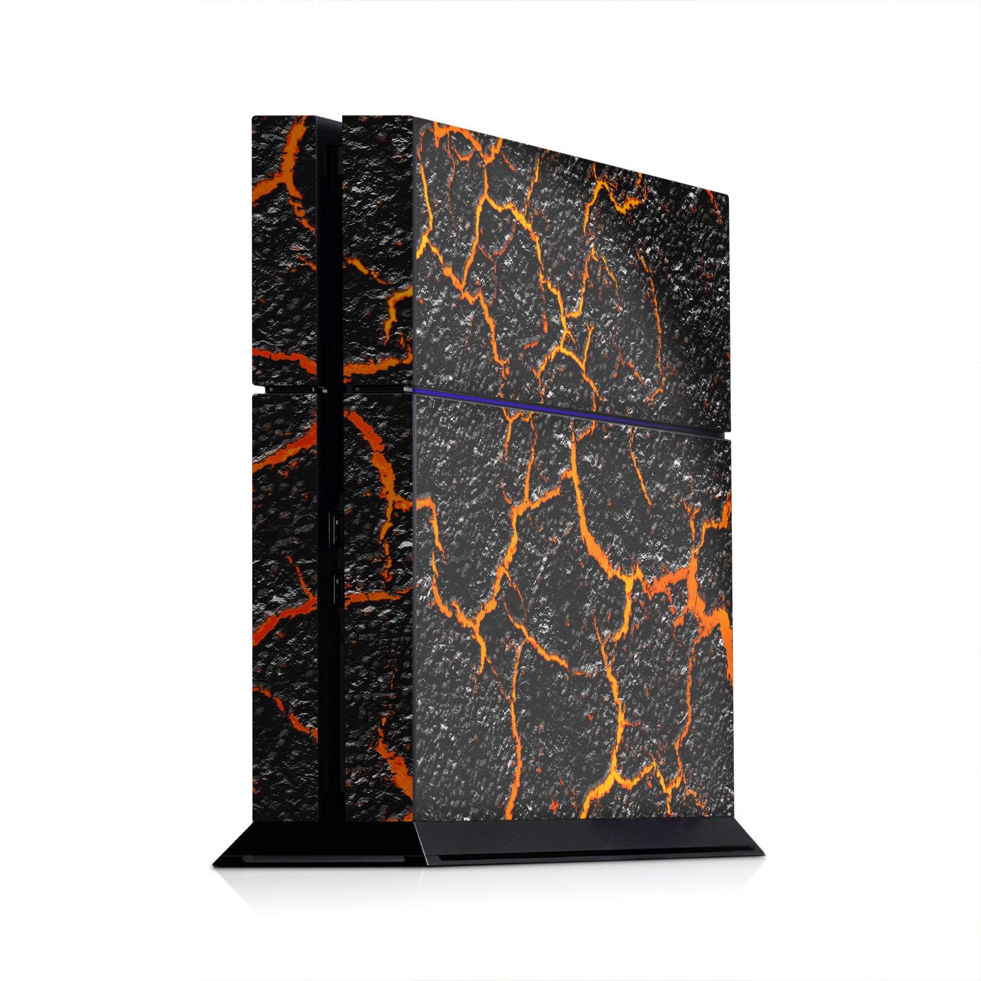 magma lava ps4 console skin vinyl sticker