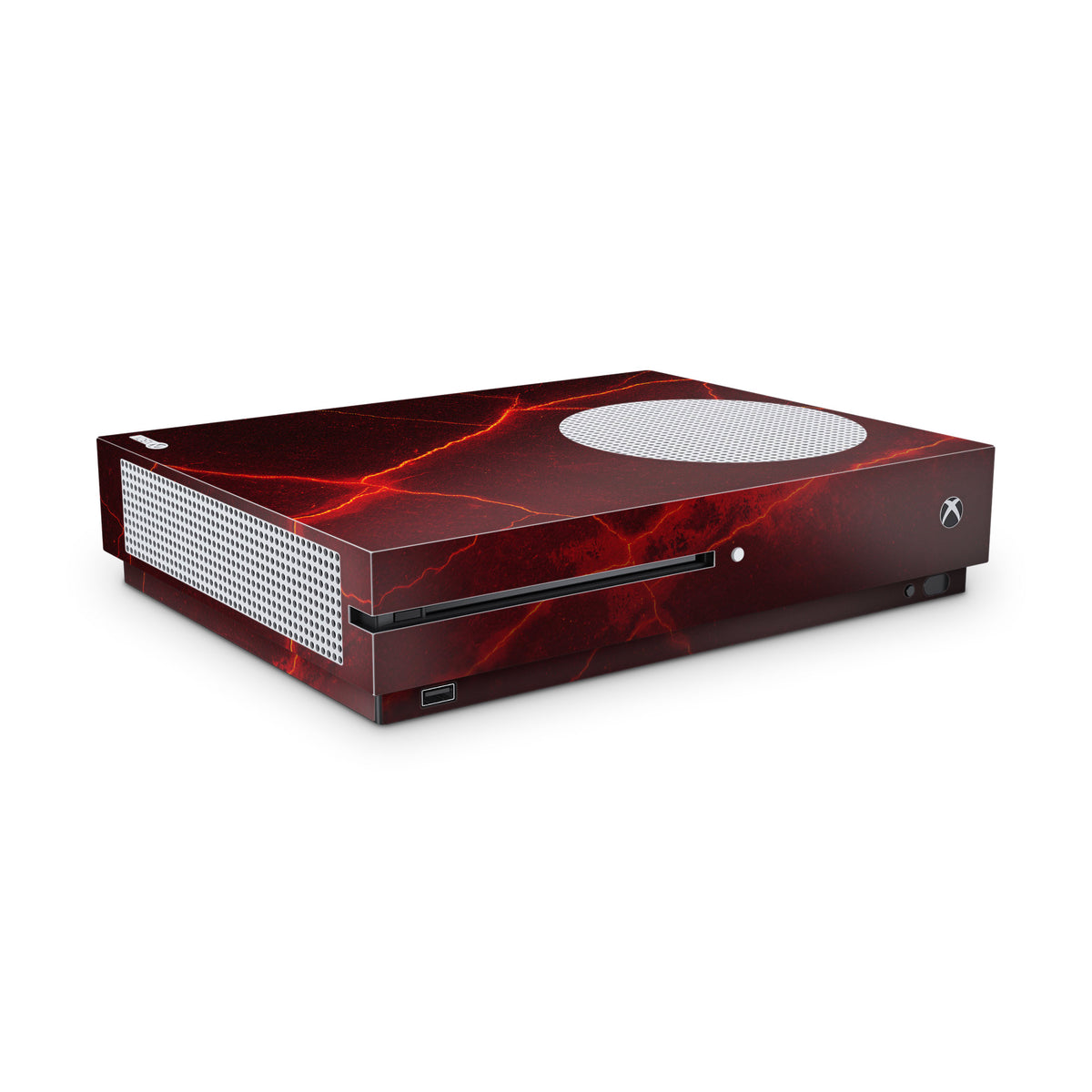 lava cracked earth xbox one s console skin vinyl wrap sticker