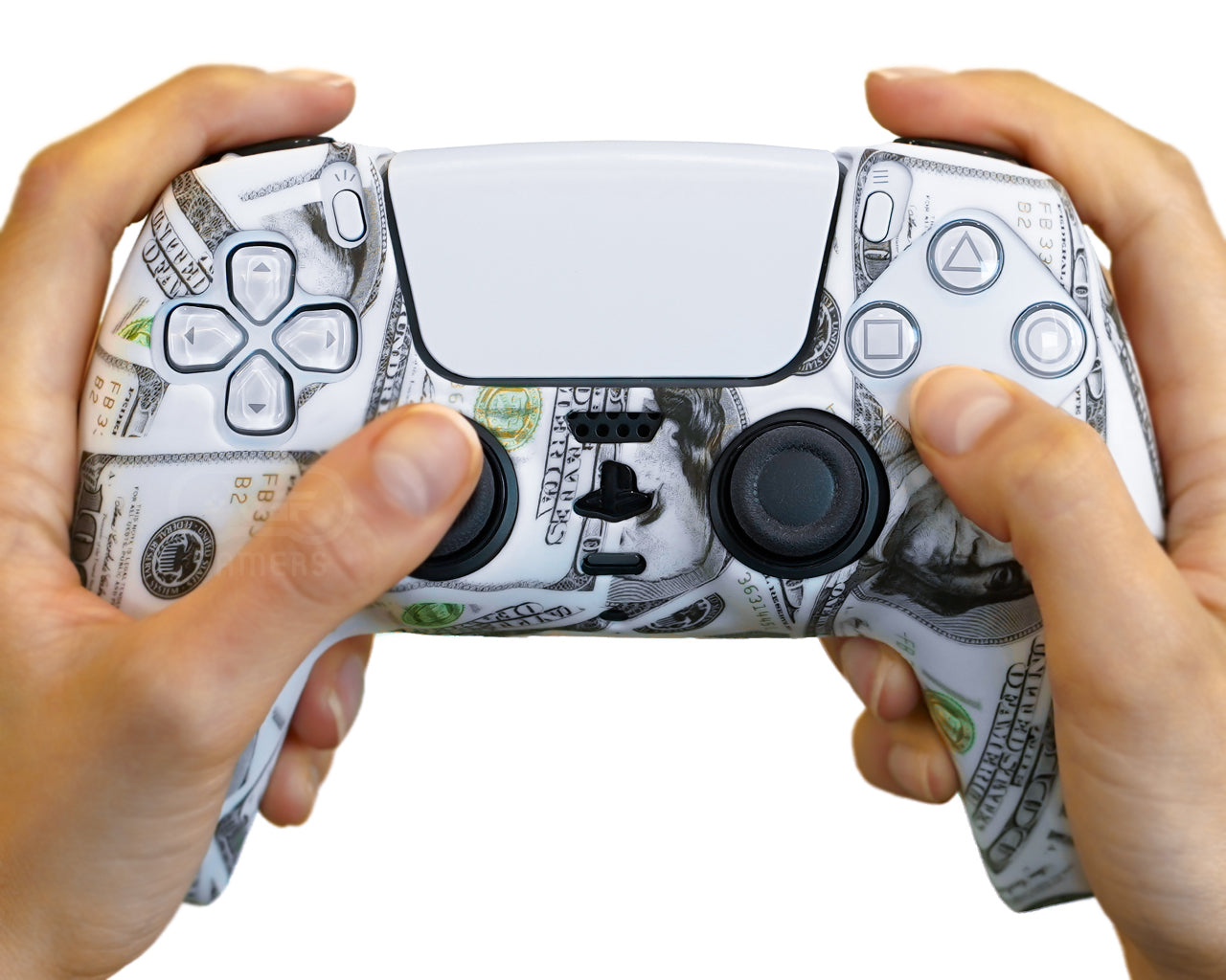 dollar bill money cash ps5 controller skin silicone case