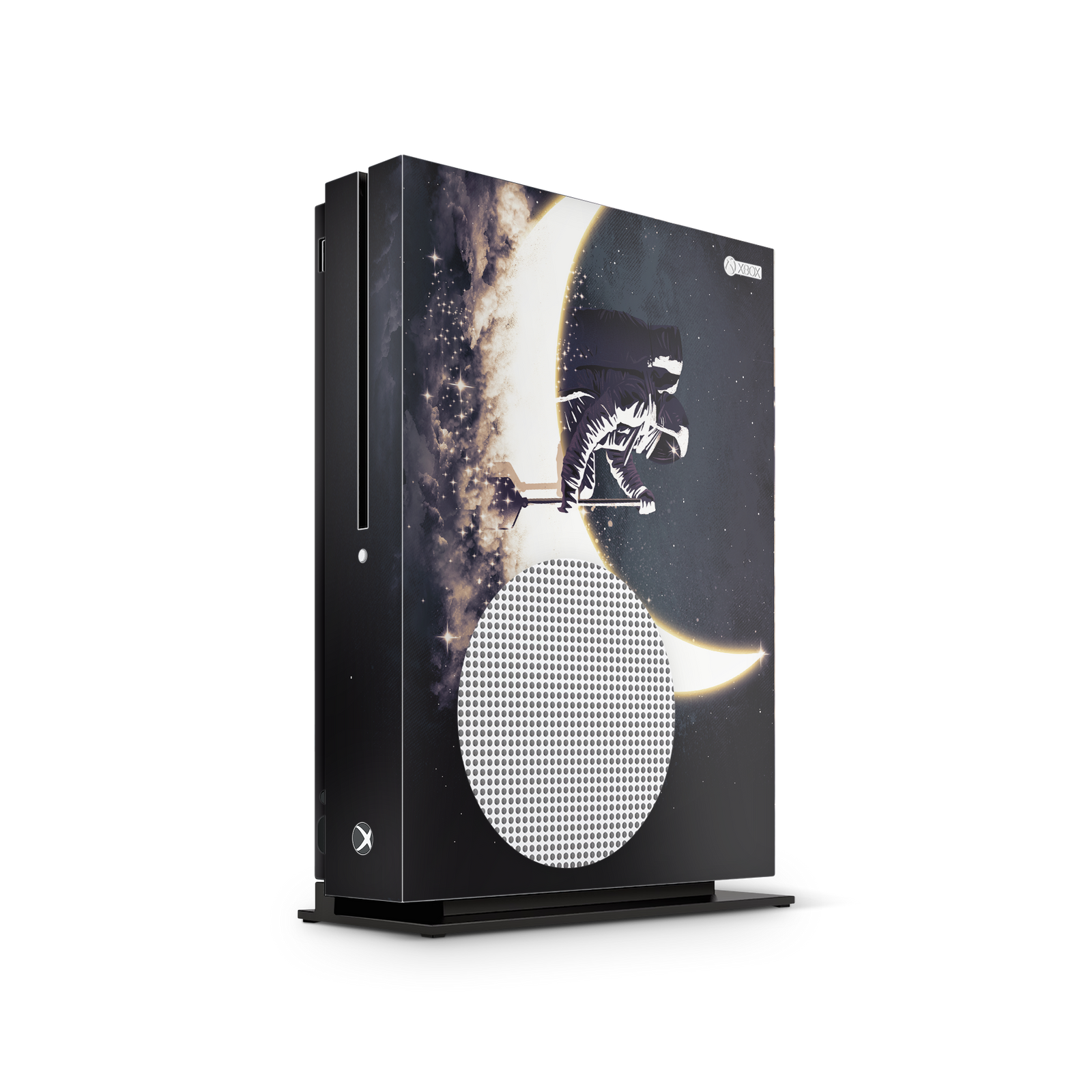 moon-space-galaxy-xbox-One-S-console-skin