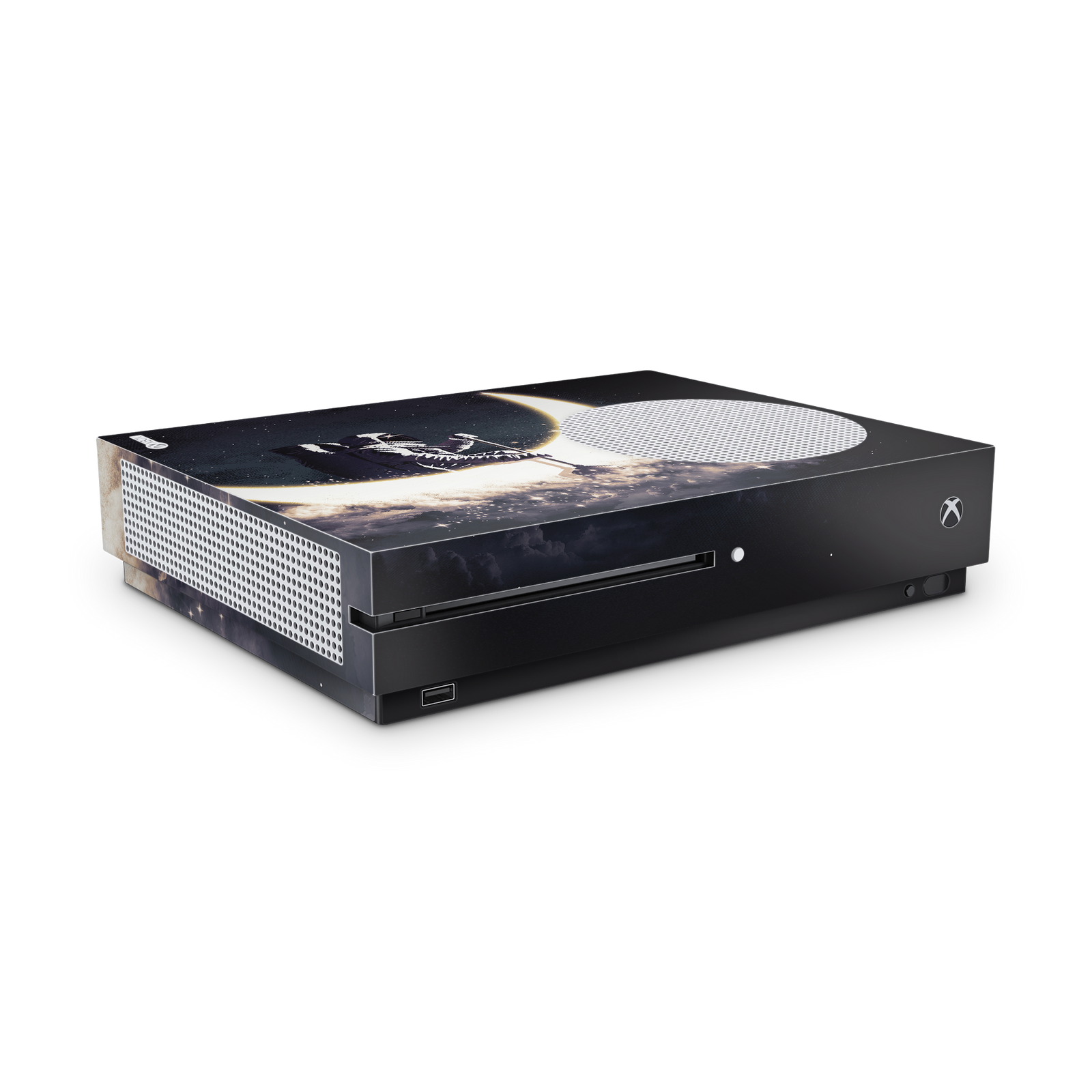 moon-space-galaxy-xbox-One-S-console-skin