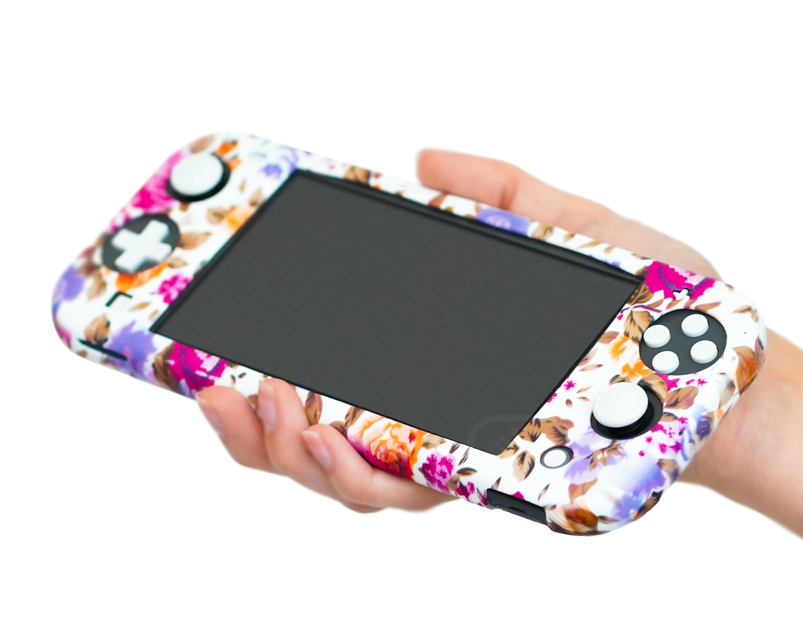 floral flowers roses nature nintendo switch lite case
