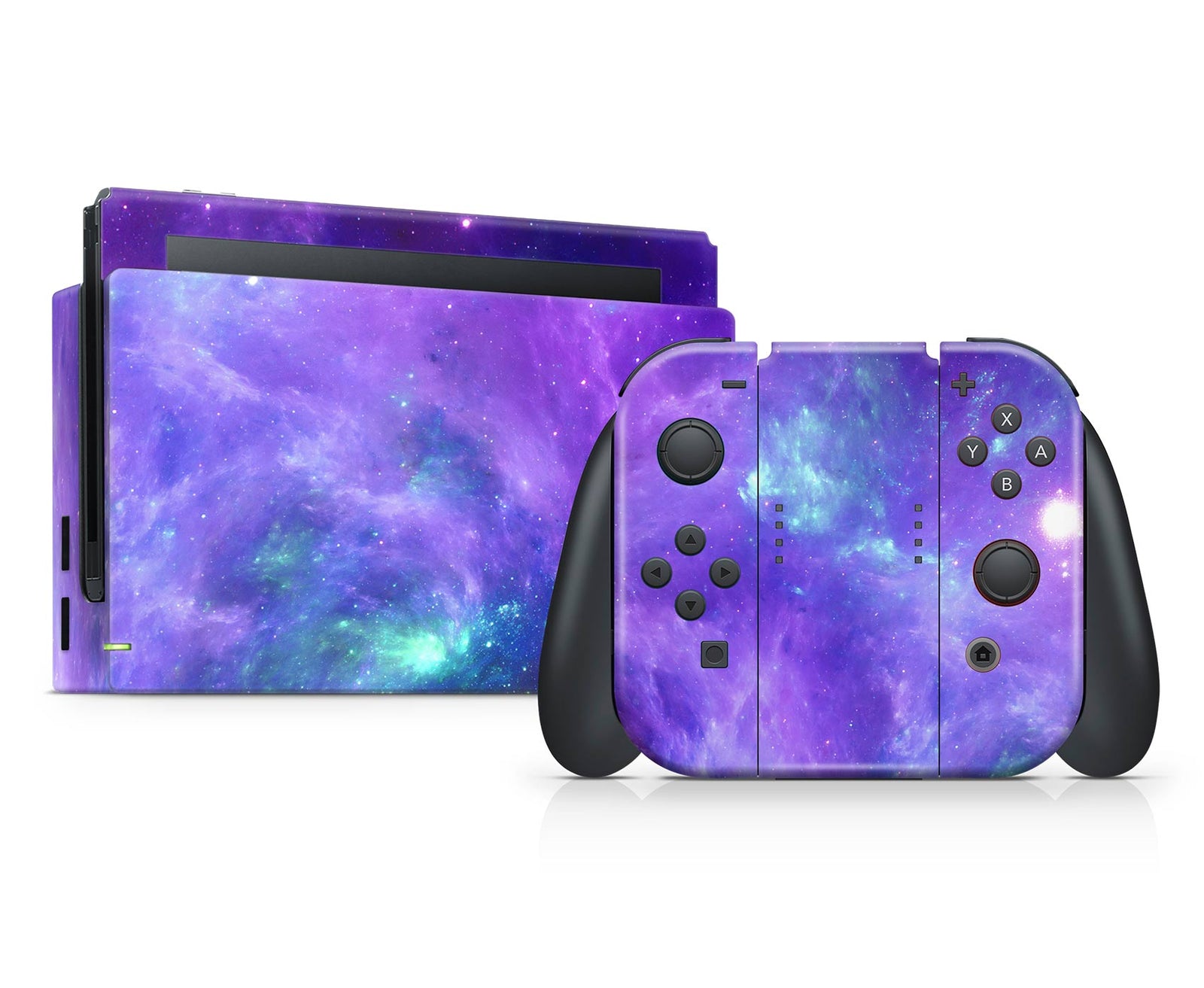 Nintendo Switch - Aurora Aurora - Galaxy Skin for Nintendo Switch Console, Joy-Cons