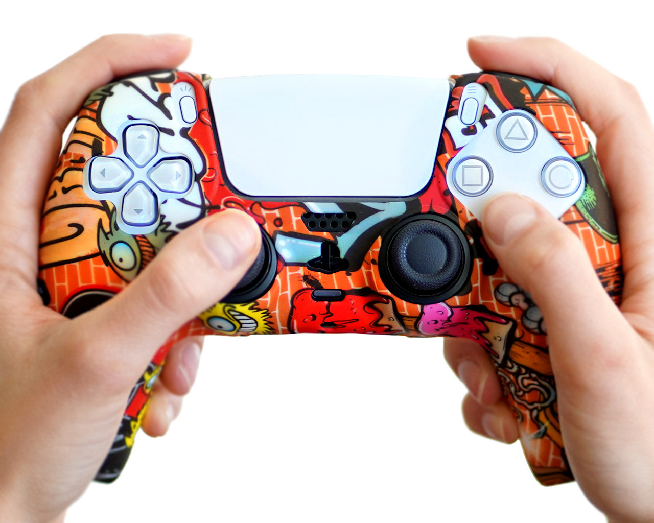stickerbomb ps5 controller wrap
