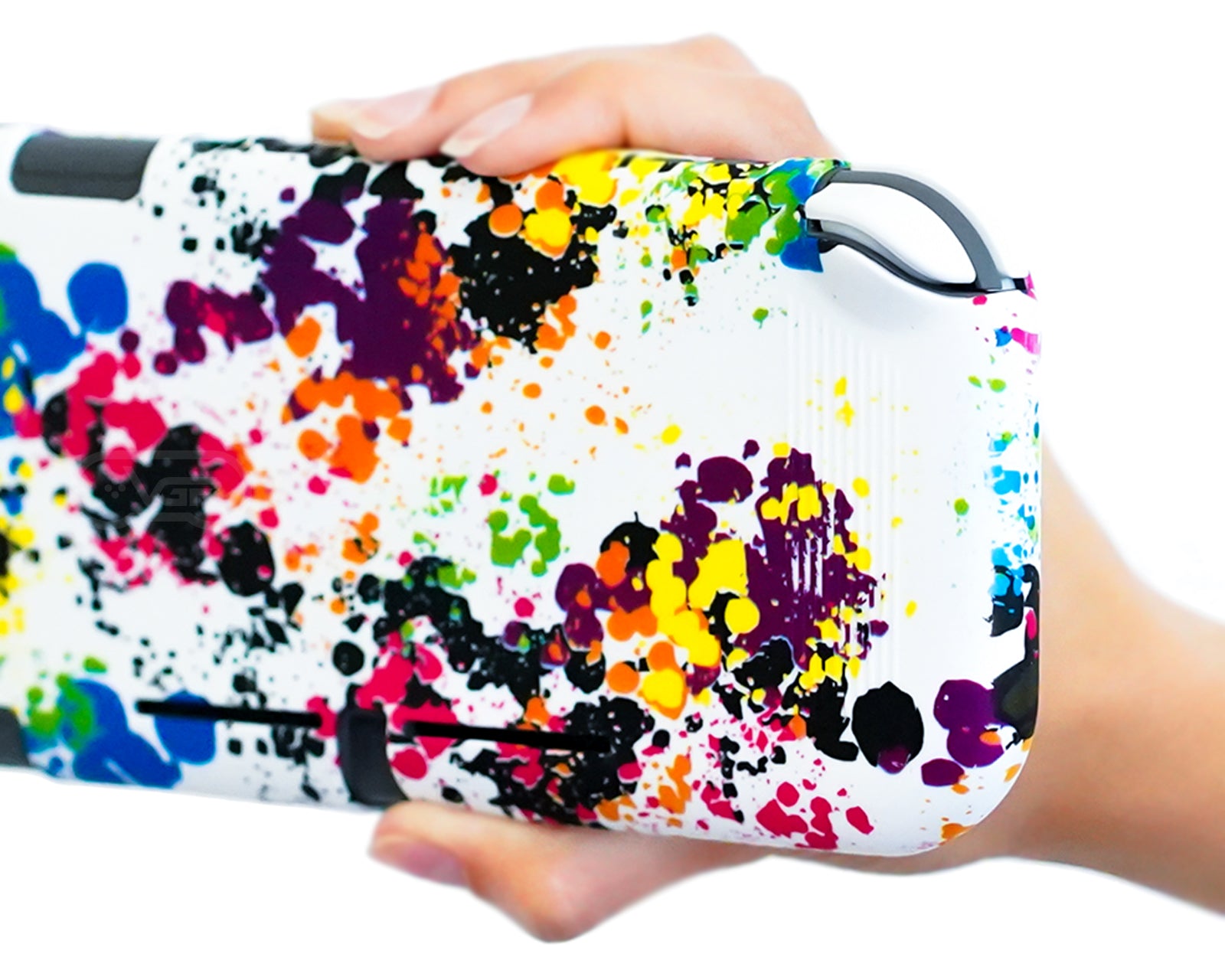 paint splatter nintendo switch lite case cover wrap