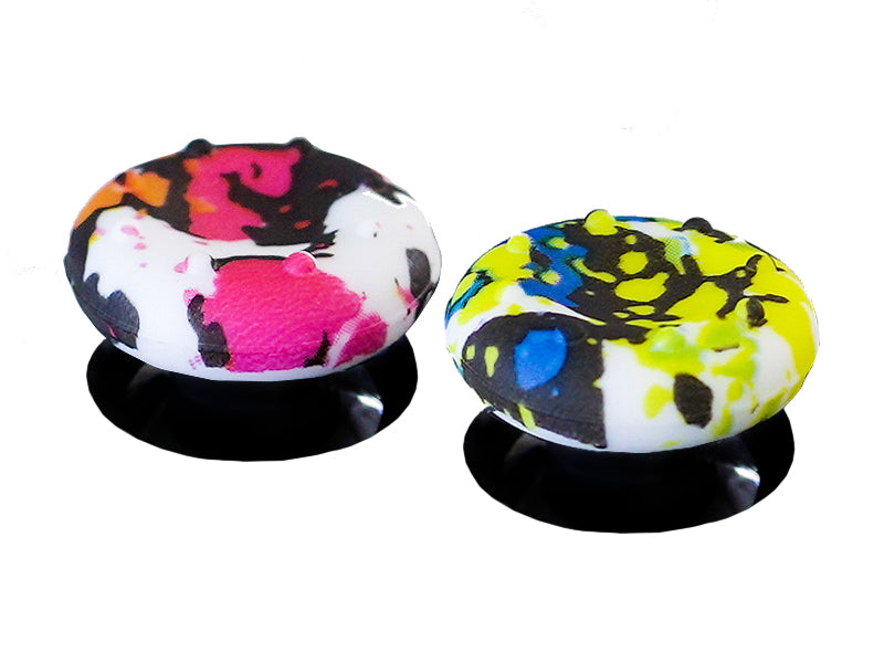 paint splatter thumbstick grips ps5