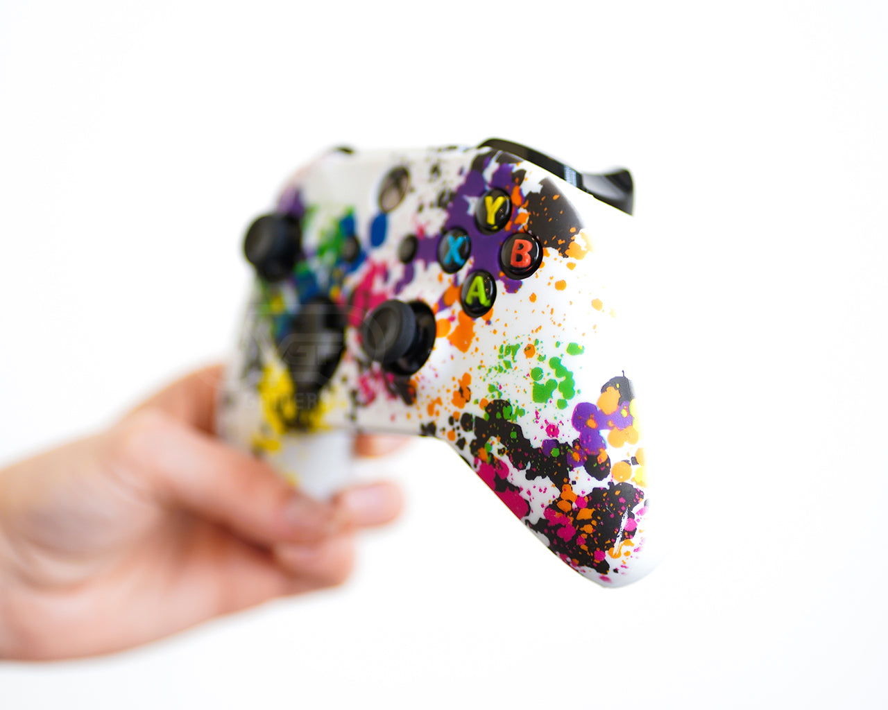 paint splatter xbox one silicone case cover skin wrap