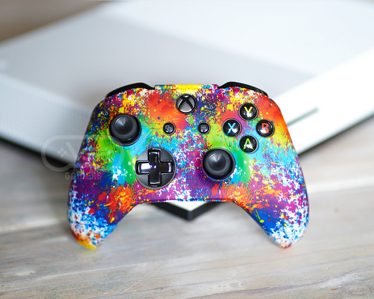 Tie Dye ProFlex® Xbox One Paint Splatter silicone skin cover case