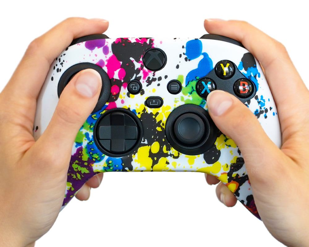 Psychedelic ProFlex® Paint Splatter Xbox Series X S silicone skin